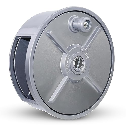 Aluminum Tie Wire Reel Coil Holder - Lightweight & Durable Wire Holder with Ergonomic Rewind Knob, Smooth Operating Wire Reel Dispenser, Sturdy