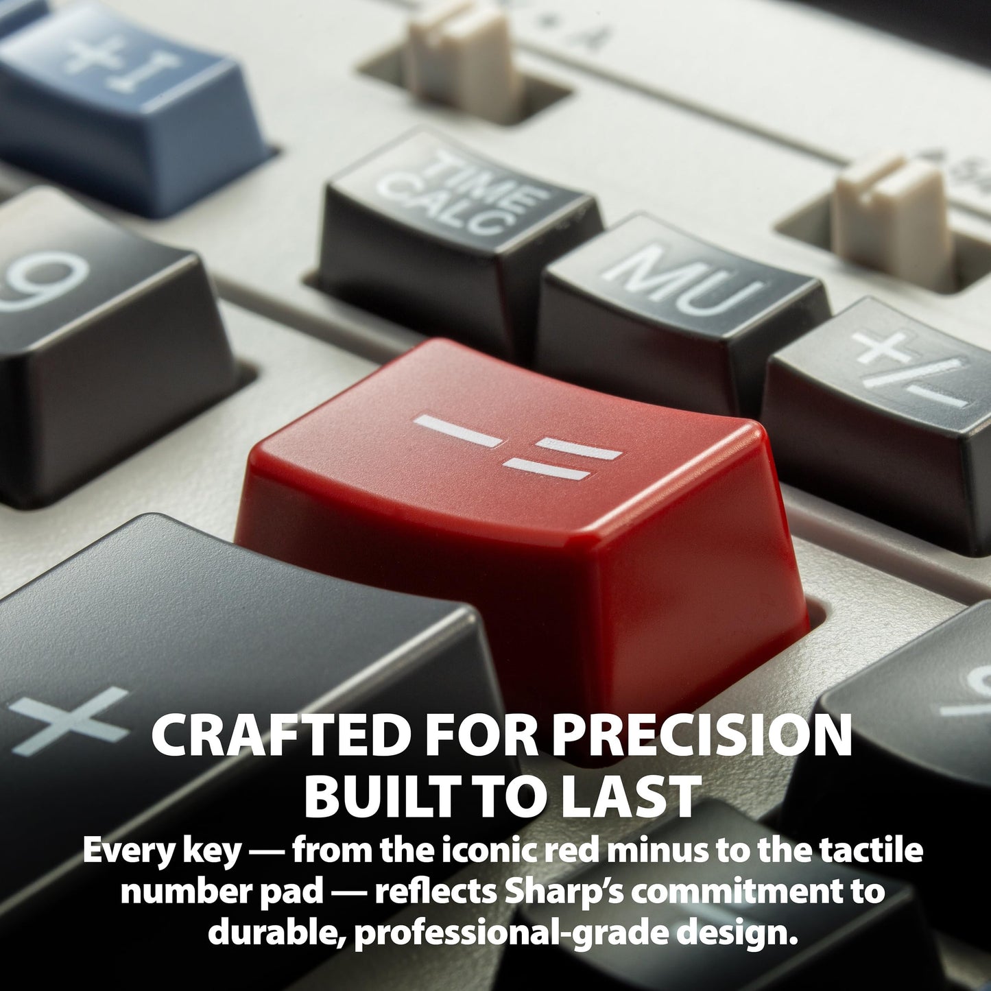 Sharp 12-Digit Print Calculator Desktop Size Adding Machine, Perfect for Everyday Use and Office, Bright, Large Easy-to-Read Numbers on Both The