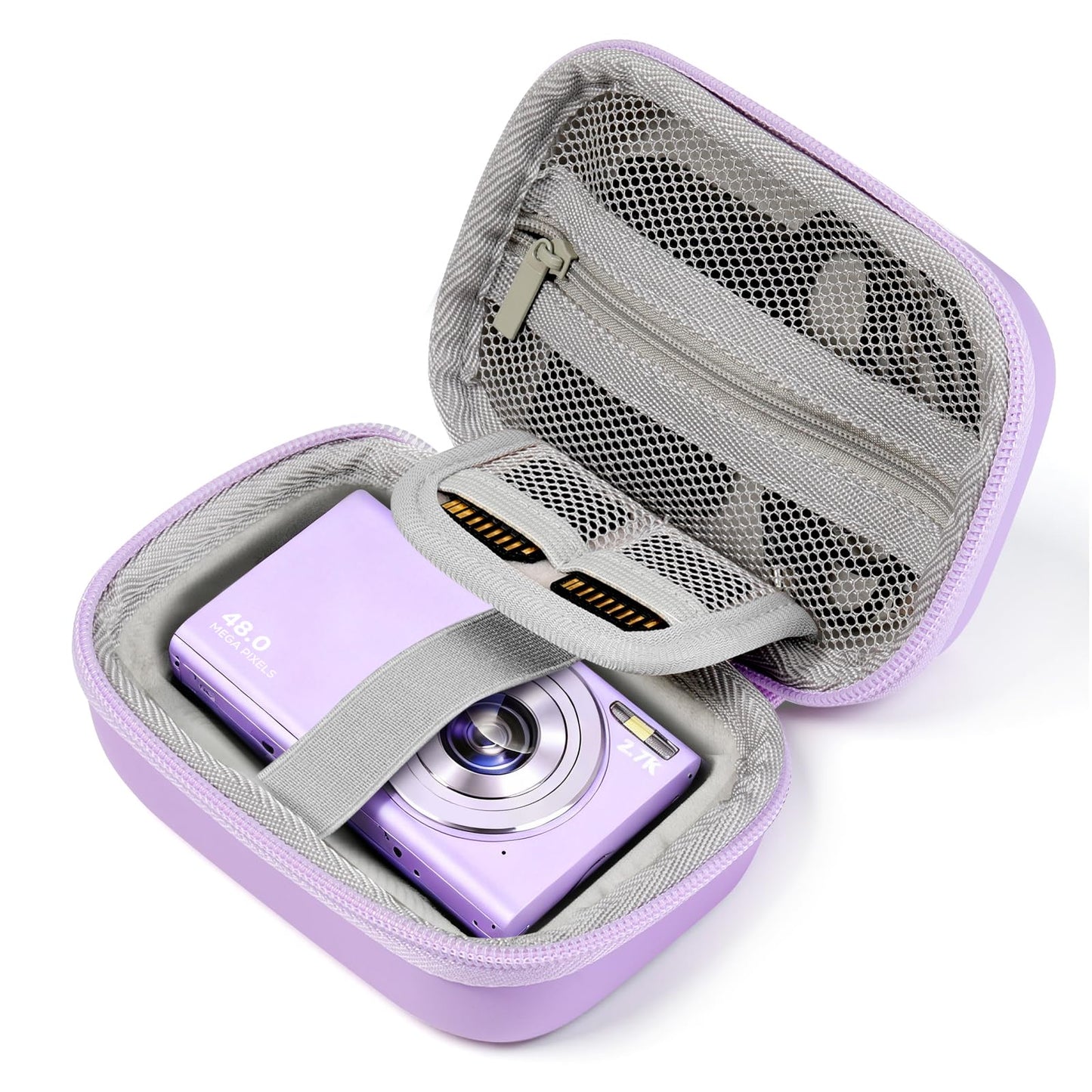 MoKo Digital Camera Case for KODAK PIXPRO FZ55/FZ45/CAMKORY DC403 FHD 1080P/Canon IXUS 285 HS/STUOGYUM DC402-AF, Small Cute Travel Carrying Protective