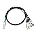 HPC Optics Compatible with NVIDIA Mellanox MCP7F00-A001 100G QSFP28 to 4xSFP28 Breakout Twinax Cable | 4x25Gbps 1M Passive DAC MCP7F00-A001-HPC