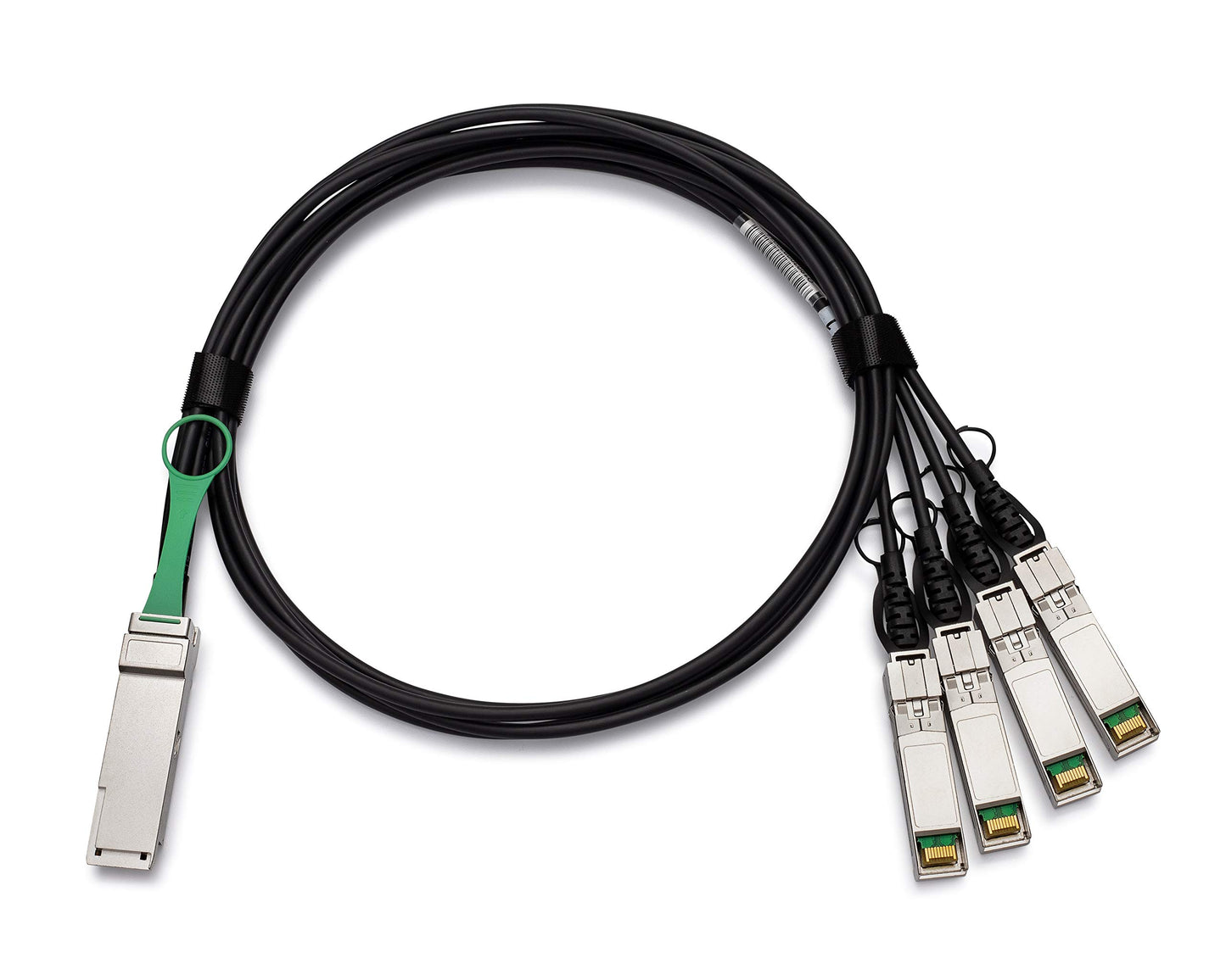 HPC Optics Compatible with NVIDIA Mellanox MCP7F00-A001 100G QSFP28 to 4xSFP28 Breakout Twinax Cable | 4x25Gbps 1M Passive DAC MCP7F00-A001-HPC