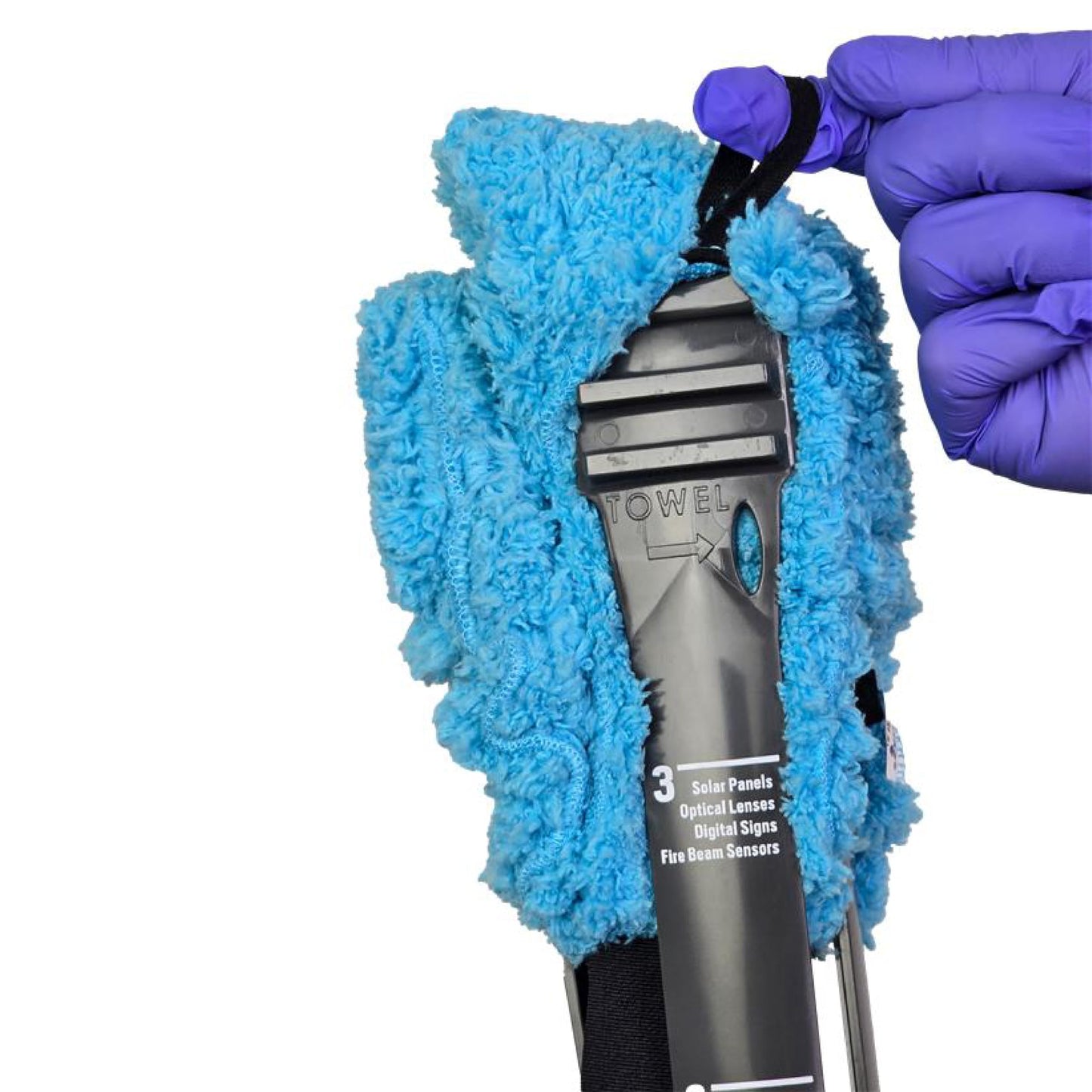 Replaceable Anti-Static Microfiber Cleaning Mitts for The DomeWizard Camera Cleaning Tool.
