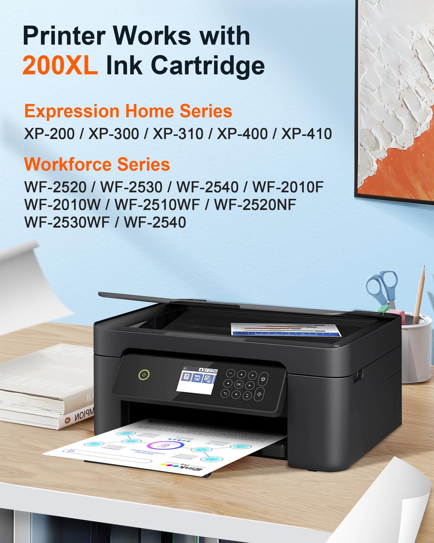 E-Z Ink Pro Remanufactured Replacememt for Epson 200 Ink Cartridges
