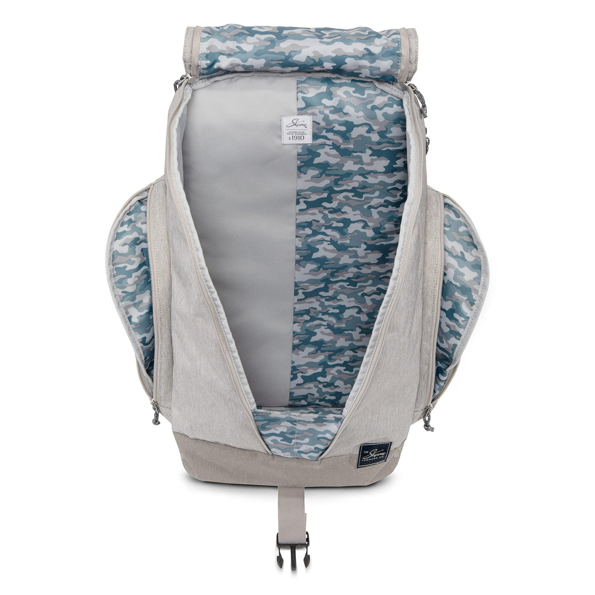 Skyway Luggage Rainier Weekender Backpack, Eco-Friendly, Made of 100% rPET Travel Laptop Bag for Women & Men, Flight Approved Carry On Bag, 43L, Zion