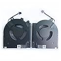Fleshy Leaf New CPU+GPU Cooling Fan Replacement for Dell 2021year G15 5510 5511 5515 RTX3060 RTX3050 Series DC12V 1A DFSCK22105182Q FN9R 9.6CFM