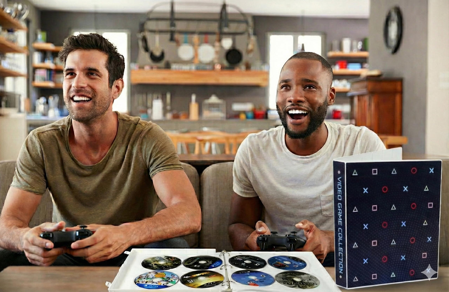 UniKeep High Capacity PlayStation Themed Disc Storage Case - Holds 80 Discs
