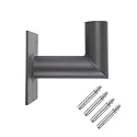 Wall Mount L Shape Bracket for Slip Fit Light LED Parking Lot Lights Shoebox Pole Lighting for Street Area Stadium (2 3/8inch-90 Degree Angle)