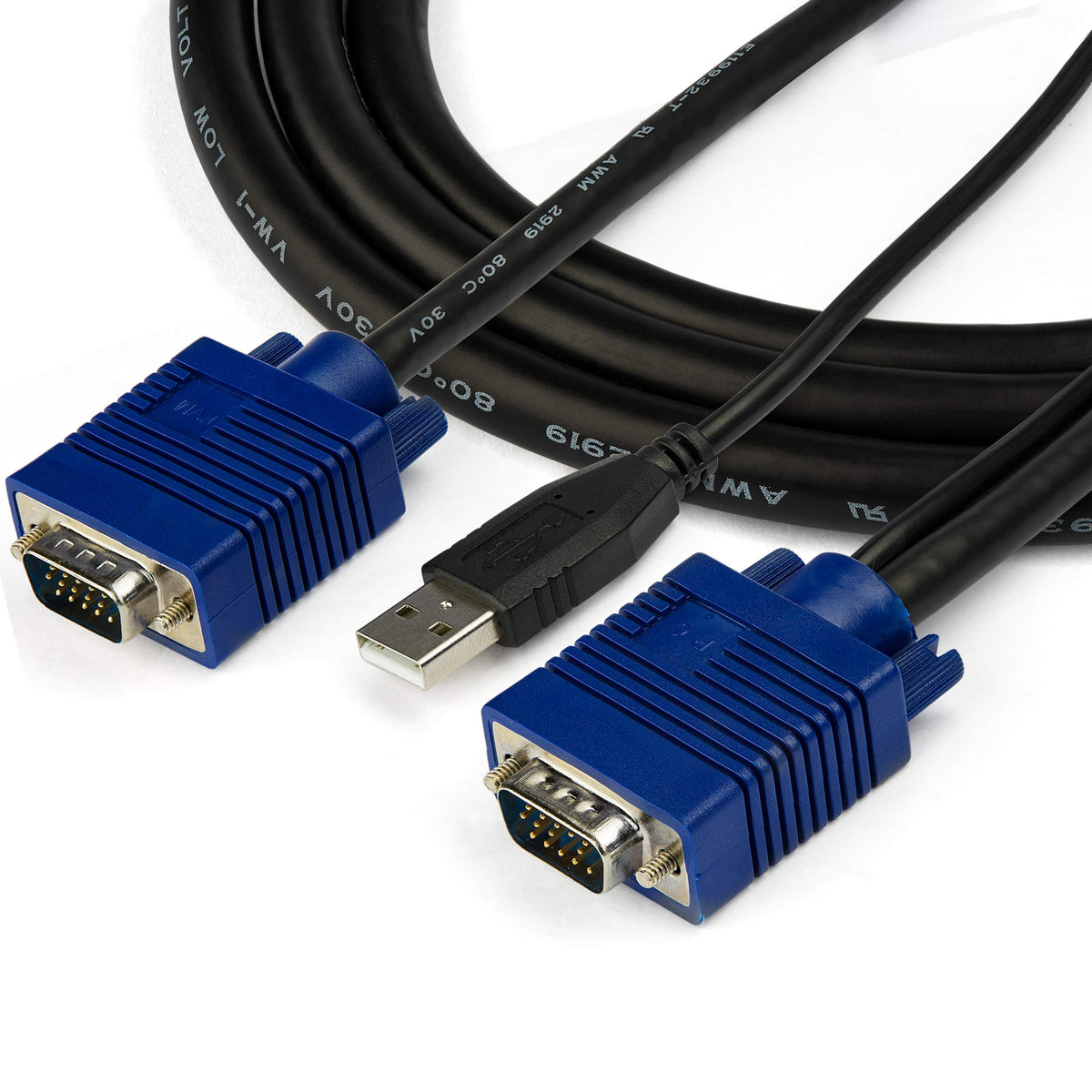 StarTech 6ft / 1.8m USB VGA KVM Console Cable for Rackmount, 1920 x 1200