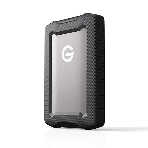 SanDisk Professional 5TB G-DRIVE ArmorATD - Rugged, Durable Portable External Hard Drive HDD, USB-C, USB 3.2 Gen 1 - SDPH81G-005T-GBAND