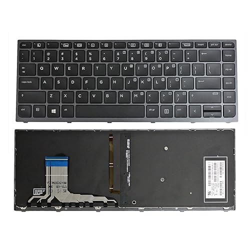 GinTai Replacement US Keyboard for HP Compatible with HP ZBook Studio G3 Mobile 841681-001 with Backlit Pointer