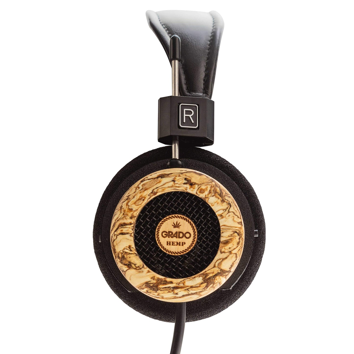 GRADO Hemp Headphones - Open-Back Wired Over-Ear Headphones - Maple & Hemp Wood Housing - 44mm Drivers - Hand-Assembled in Brooklyn for Warm…