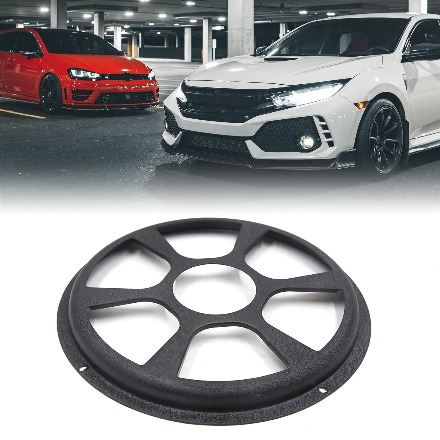 uxcell 9 Inch Dia Iron Car Vehicle Audio Speaker Subwoofer Grill Protective Cover Guard