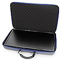 CASEMATIX Portable Monitor Case for 15.6" to 24" Gaming Monitors or Laptops, Hard Shell EVA Screen Cover with Padded Foam, Fits Accessories for 15.6