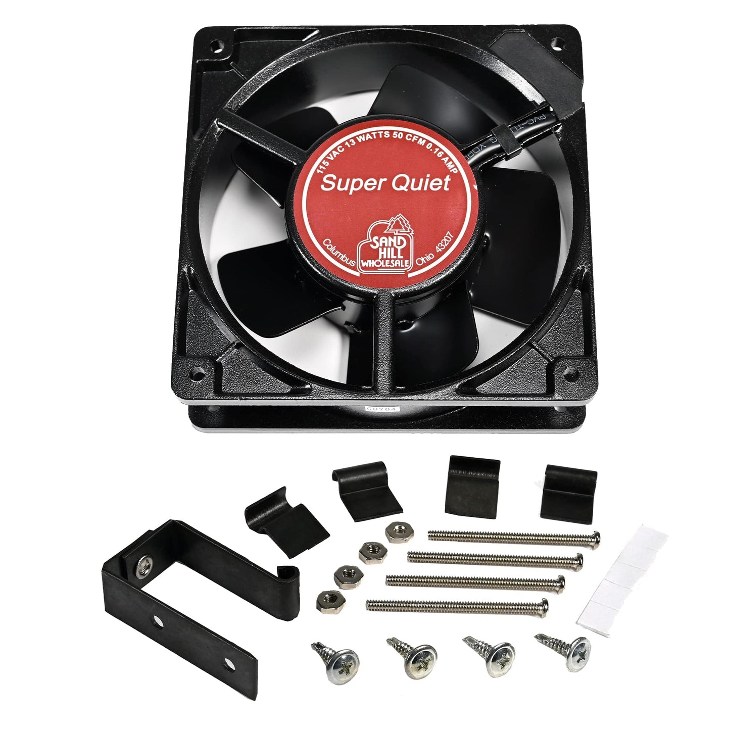 Firewood Racks&More Super Quiet Air Cooling Doorway Corner Fan | Room-to-Room Minuteman | Button Controller | Ideal for Mounting to Transfer Heat