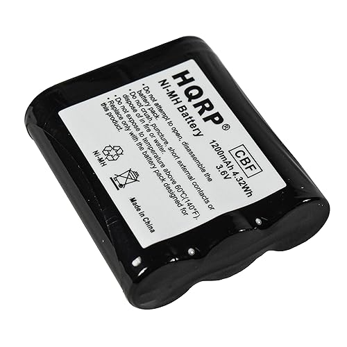 HQRP Phone Battery Compatible with Panasonic KX-TG2740 KX-TG2740S KX-TG2750S KX-TG2770 KX-TG2770S KX-TG2970 KX-TGA290 Cordless Telephone