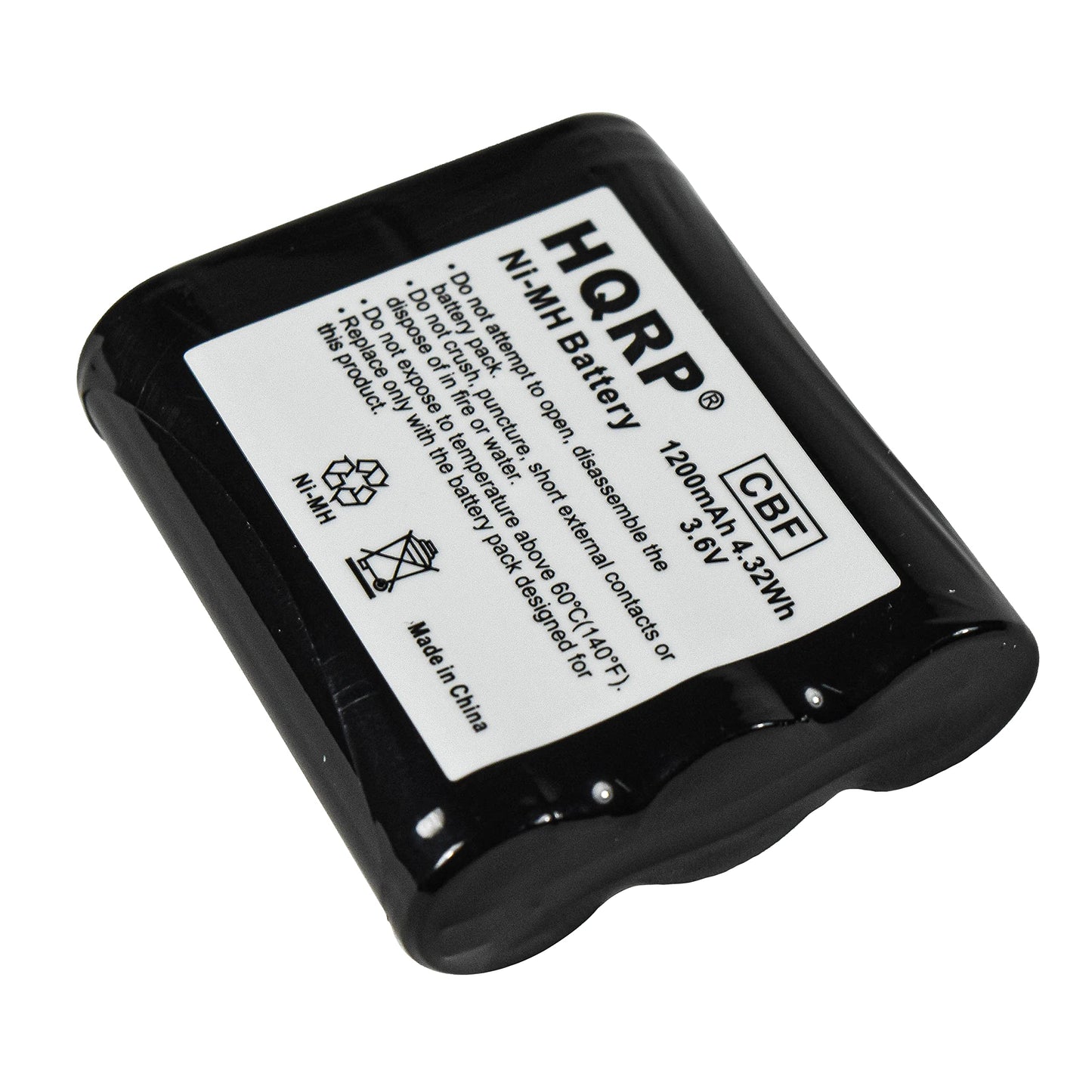 HQRP Phone Battery Compatible with Panasonic KX-TG2740 KX-TG2740S KX-TG2750S KX-TG2770 KX-TG2770S KX-TG2970 KX-TGA290 Cordless Telephone