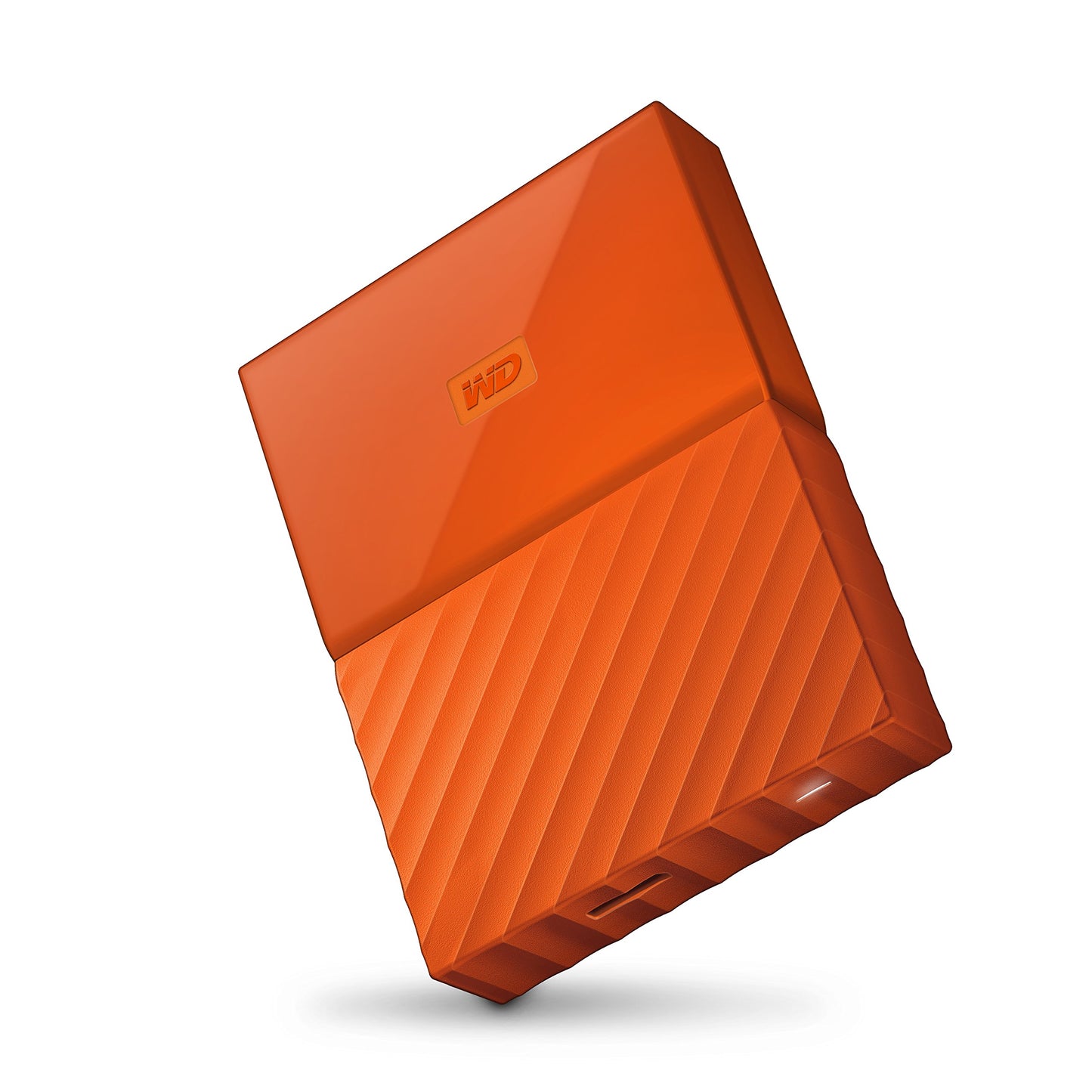 WD 3TB Orange My Passport Portable External Hard Drive - USB 3.0 - WDBYFT0030BOR-WESN