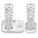 VTech VS112-27 2 Handset Cordless Phone with Answering Machine, Call Blocking, Caller ID, Intercom and Connect to Cell
