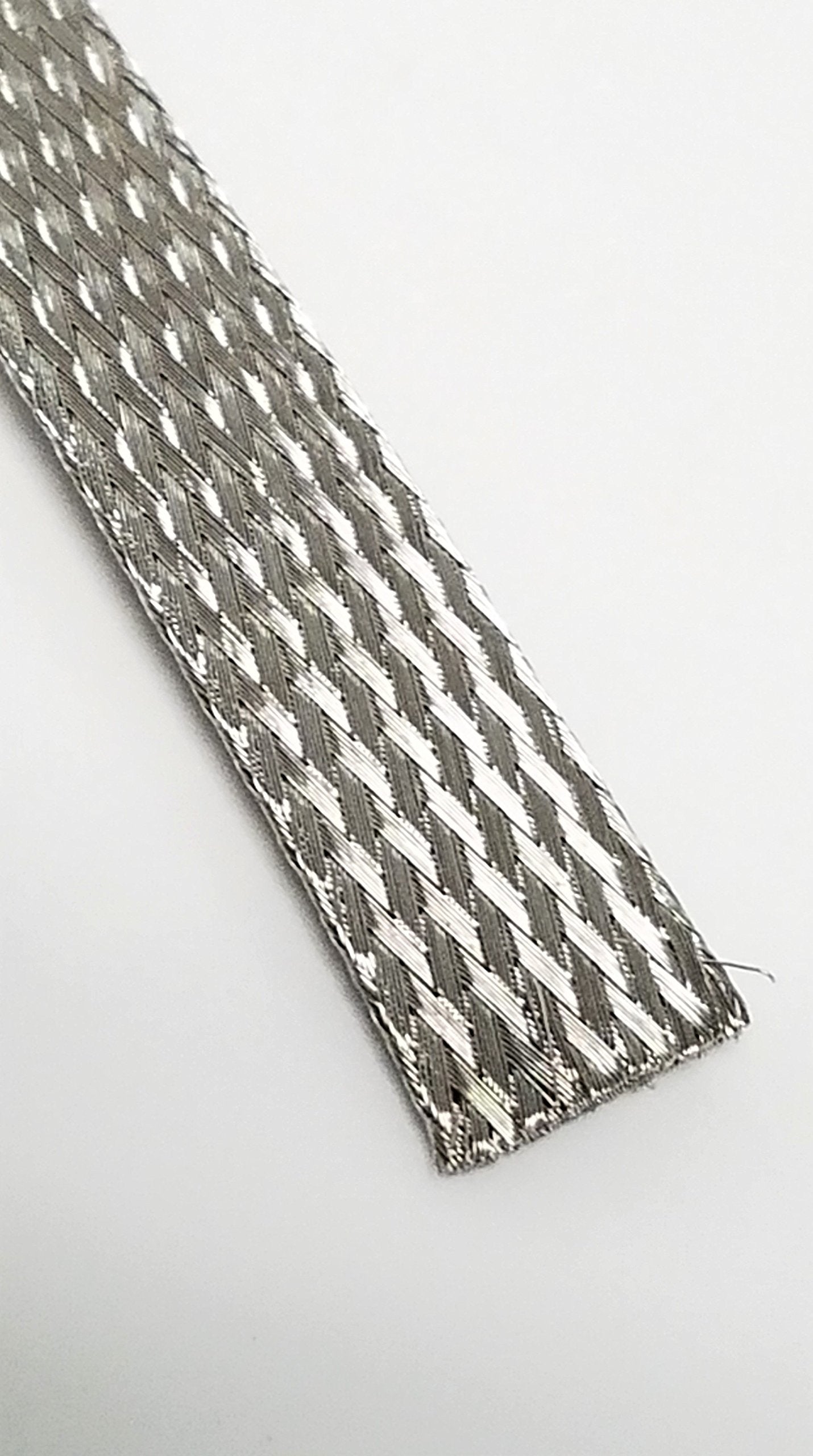 3/8" Stainless Steel Braided Sleeving (304SS) - Length: 10 Feet 3/8"