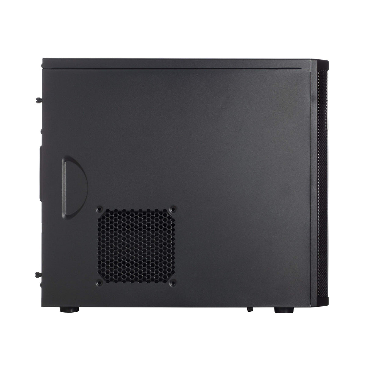 Fractal Design Core 1100 - Mini Tower Computer Case - mATX - High Airflow and Cooling - 1x 120mm Silent Fan Included - Brushed Aluminium - Black