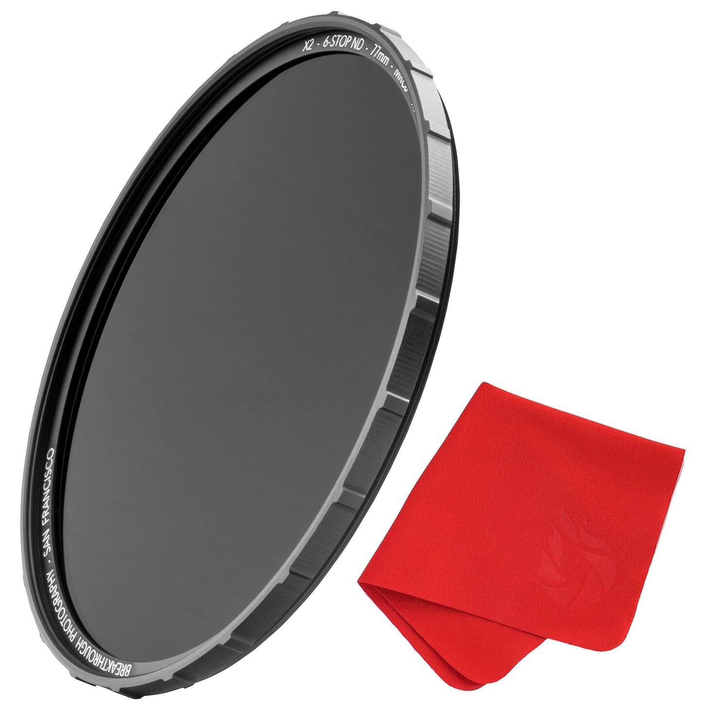Breakthrough Photography 62mm X2 6-Stop Fixed ND Filter for Camera Lenses, Neutral Density Professional Photography Filter, MRC8, H-K9L Glass