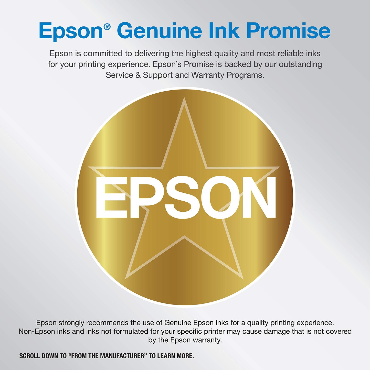 Epson 774 EcoTank Ink Ultra-high Capacity Bottle Black (T774120-S) Works with ET-4550, 3600, 16500