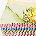LGXEnzhuo 100pcs Microfiber Glasses Cleaning Cloth Fiber Material for Wiping Glasses Camera Lens and Mobile Phone 5.1 * 5.1 inch