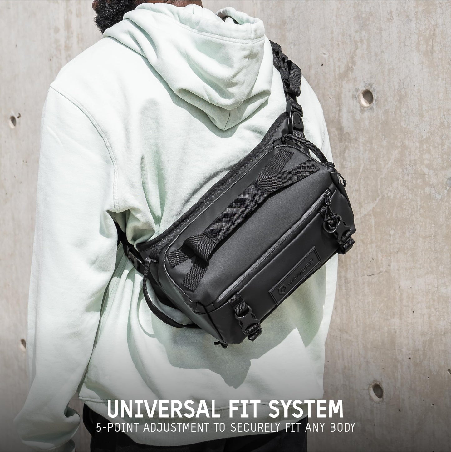 WANDRD ROGUE V1 6L Sling: Compact Camera Sling and Crossbody Bag with Fast Access, 3-Way Carry- Lightweight Everyday Bag Great for Travel