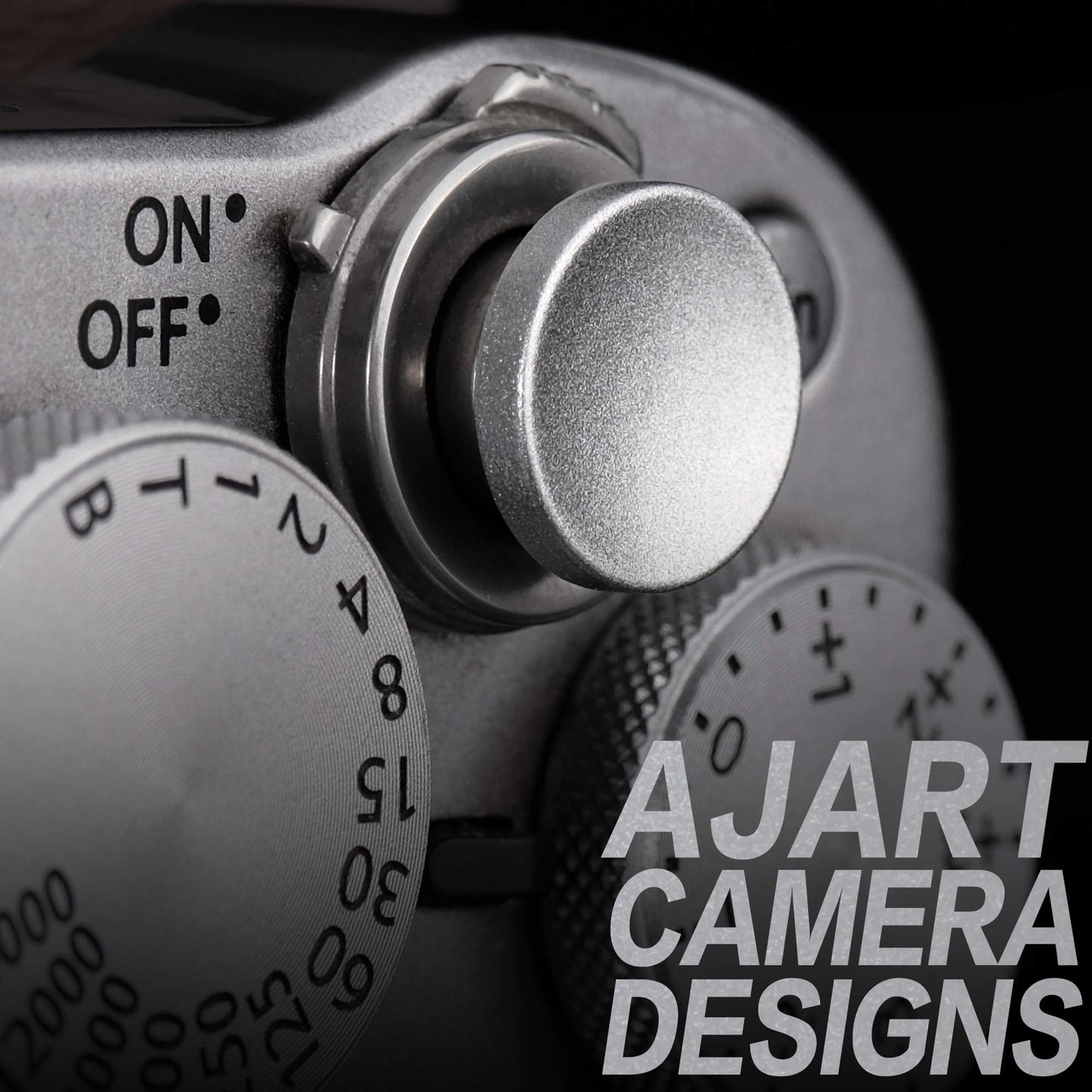 Soft Shutter Release Button (2 Pack/Silver) High-end Concave Camera Shutter Button
