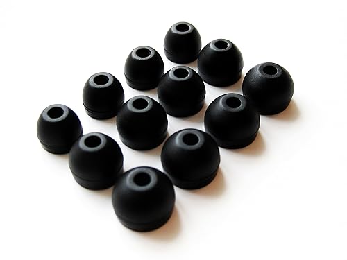 12 pcs: S/M/L (B-HB) Replacement Eartips Earbuds Set Compatible with Jaybird JF4 Freedom Sprint in-Ear Earphones Headsets