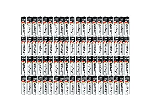 Energizer AA Max Alkaline E91 Batteries Made in USA - Expiration 12/2024 or later - 80 count