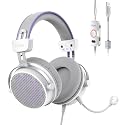 FIFINE Open Back Gaming Headset with 7.1 Surround Sound - Dual Wired USB/3.5mm Connection - USB Control Box - Detachable Mic, Over Ear Headphone