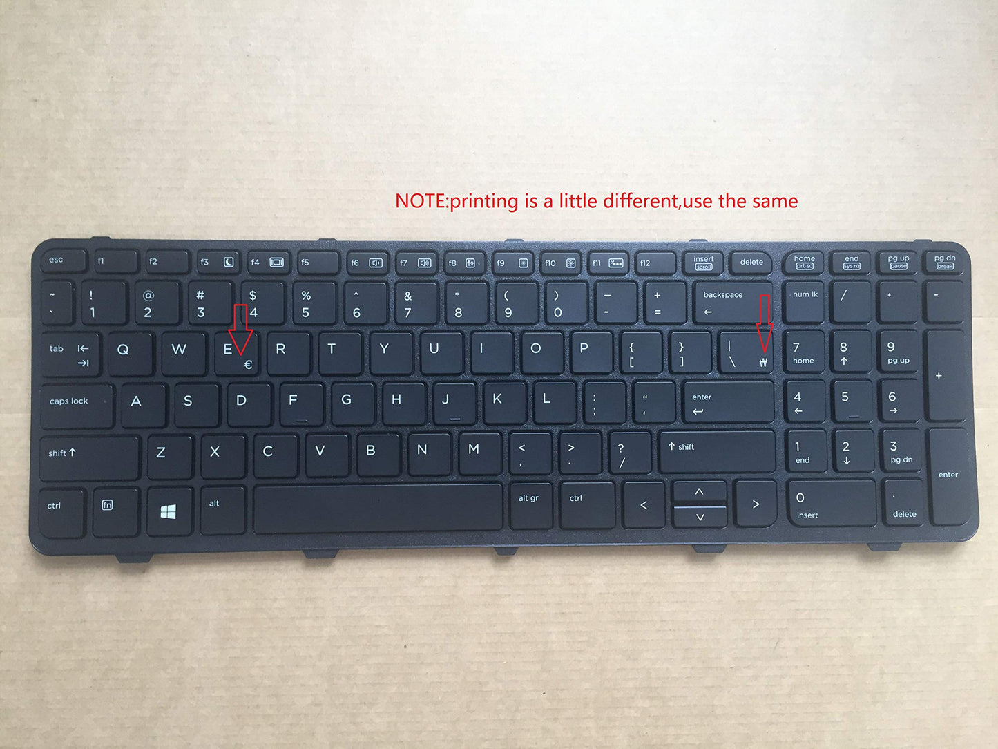 Laptop New Keyboard for HP Probook 450 G0 450 G1 450 G2 455 G1 455 G2 US with Frame&Backlit