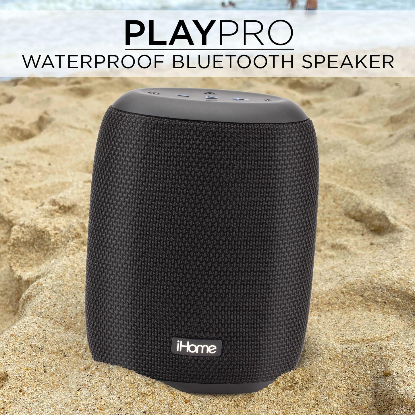 iHome Waterproof Bluetooth Speaker with Long Lasting Rechargeable Battery, Portable Speaker for Indoor and Outdoor Use (iBT700)