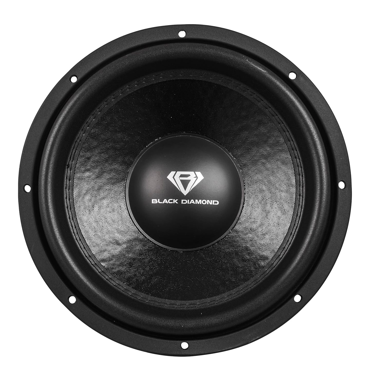 BLACK DIAMOND DIA-12D4 12" Dual 4+4 Ohm Car Subwoofer - 250W RMS / 500W Max, Dual Voice Coils, Non-Pressed Paper Cone, Foam Surround, Deep Bass