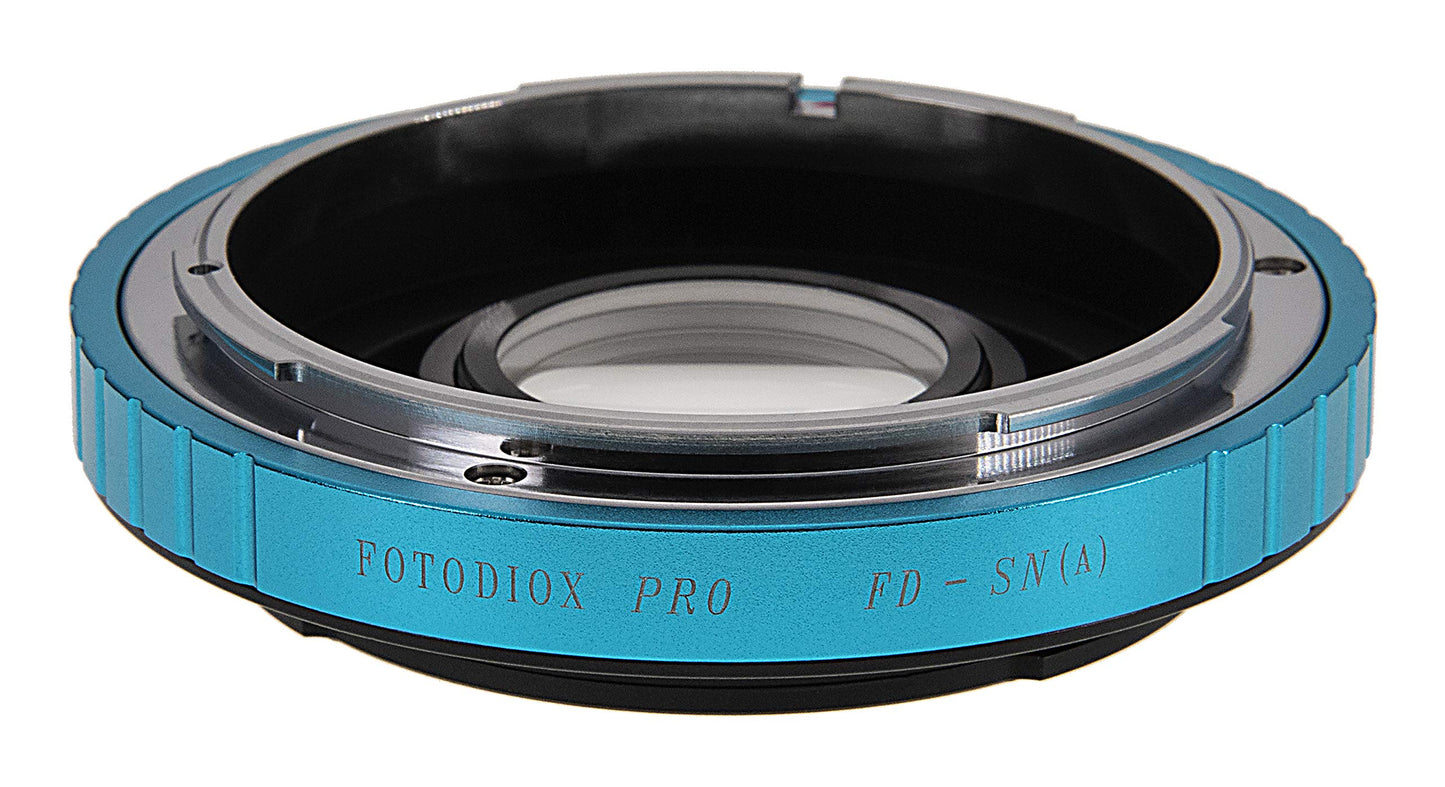 Fotodiox Pro Lens Mount Adapter - Canon FD & FL 35mm SLR Lens to Sony Alpha A-Mount (and Minolta AF) Mount SLR Camera Body