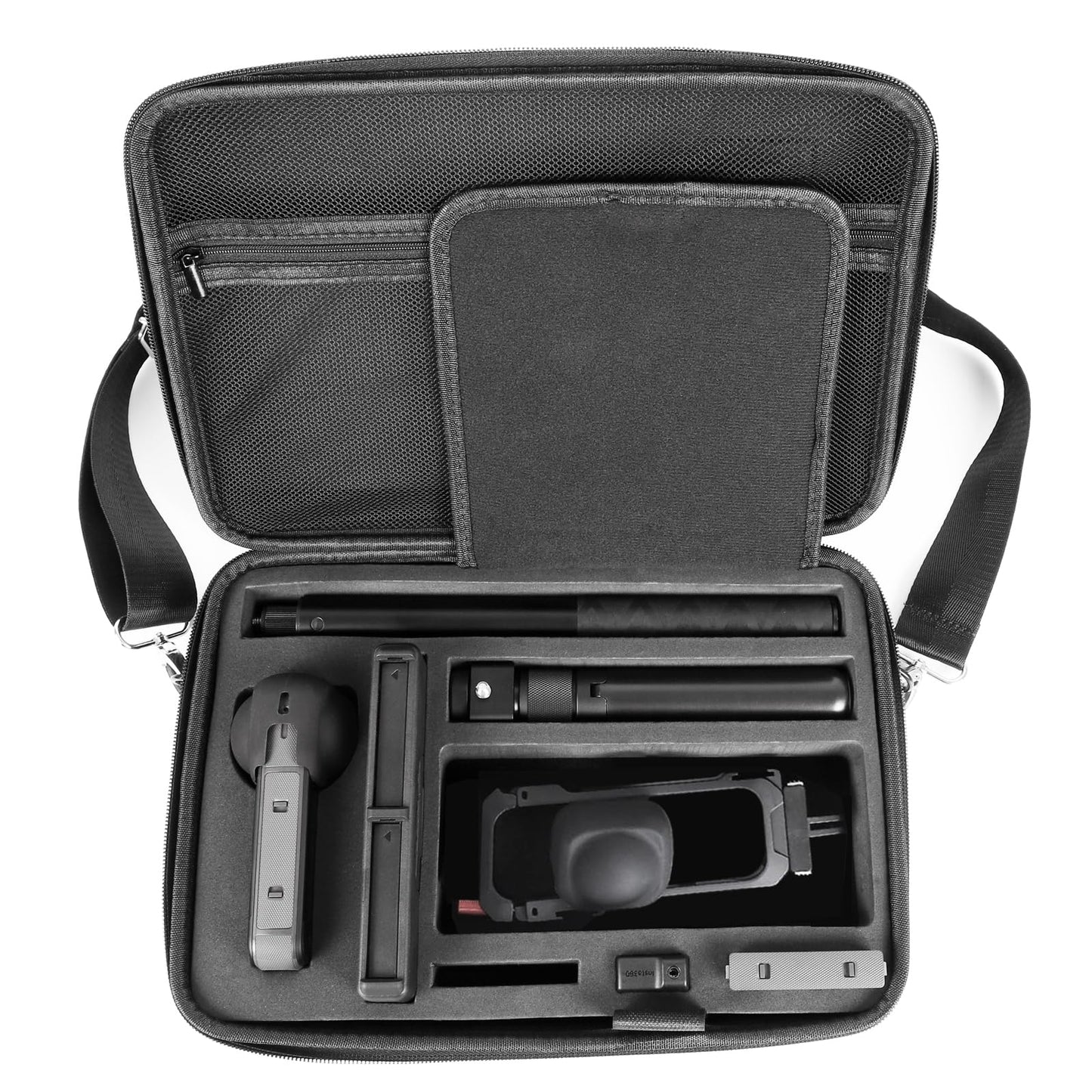 PellKing Carrying Case for Insta360 X4 X5, Large Waterproof Travel Bag Protective Case Organizer for Insta 360 X4 X5 Accessories, for 114cm Selfie