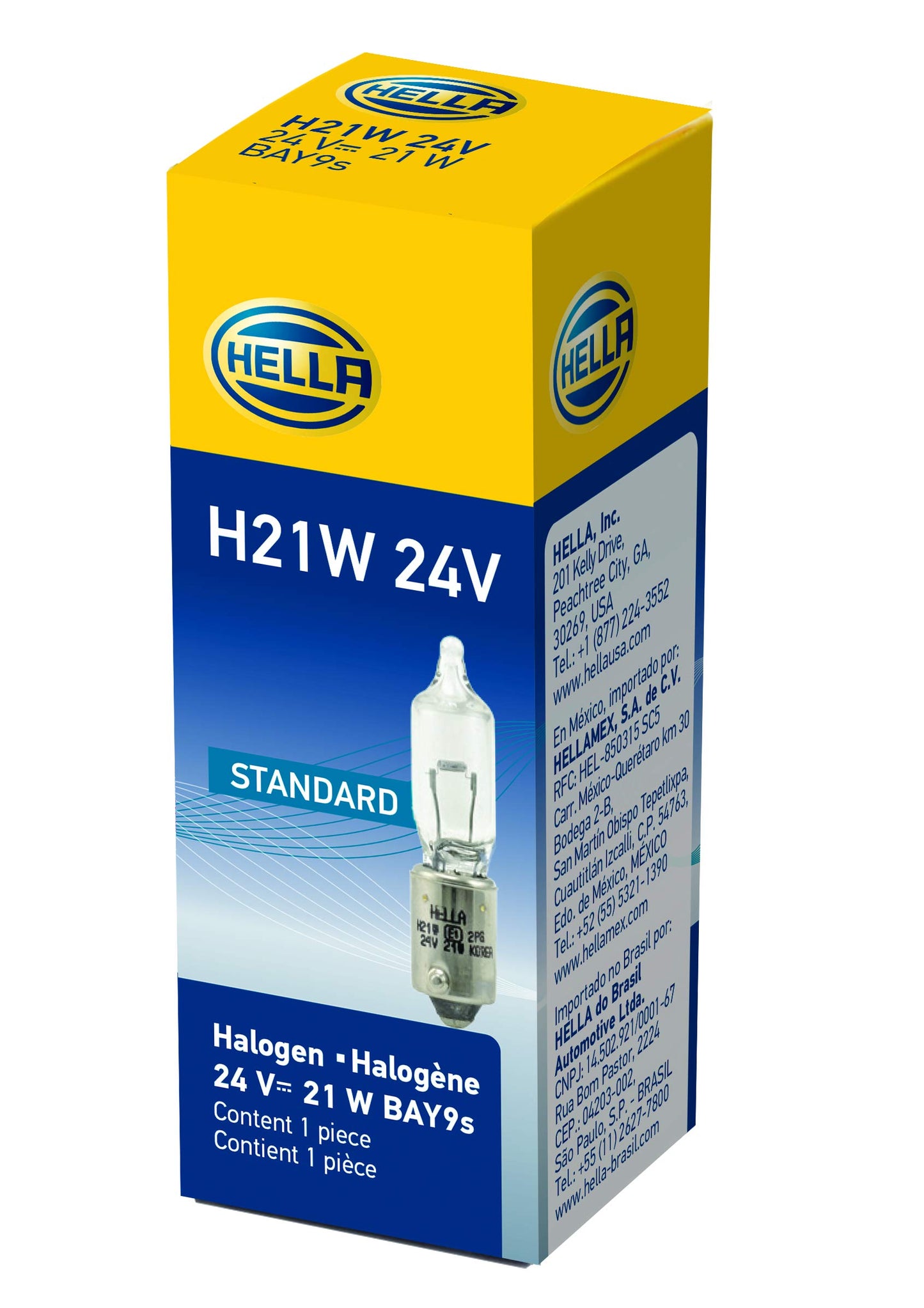 HELLA H21W 24V Long Life Miniature Halogen Bulb