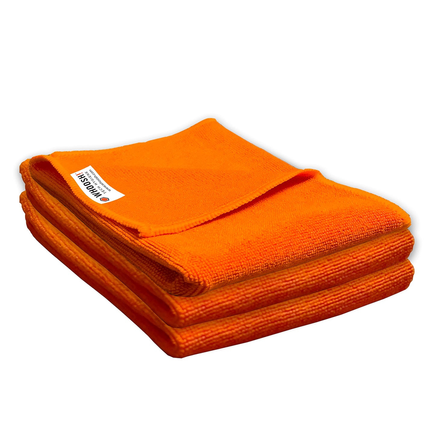WHOOSH! Microfiber Cleaning Cloth, 3 Pack, Glasses and Screen Cleaning Cloth, Suitable for TV, Car Screen, Computer, Laptop, iPad, MacBook, Smart