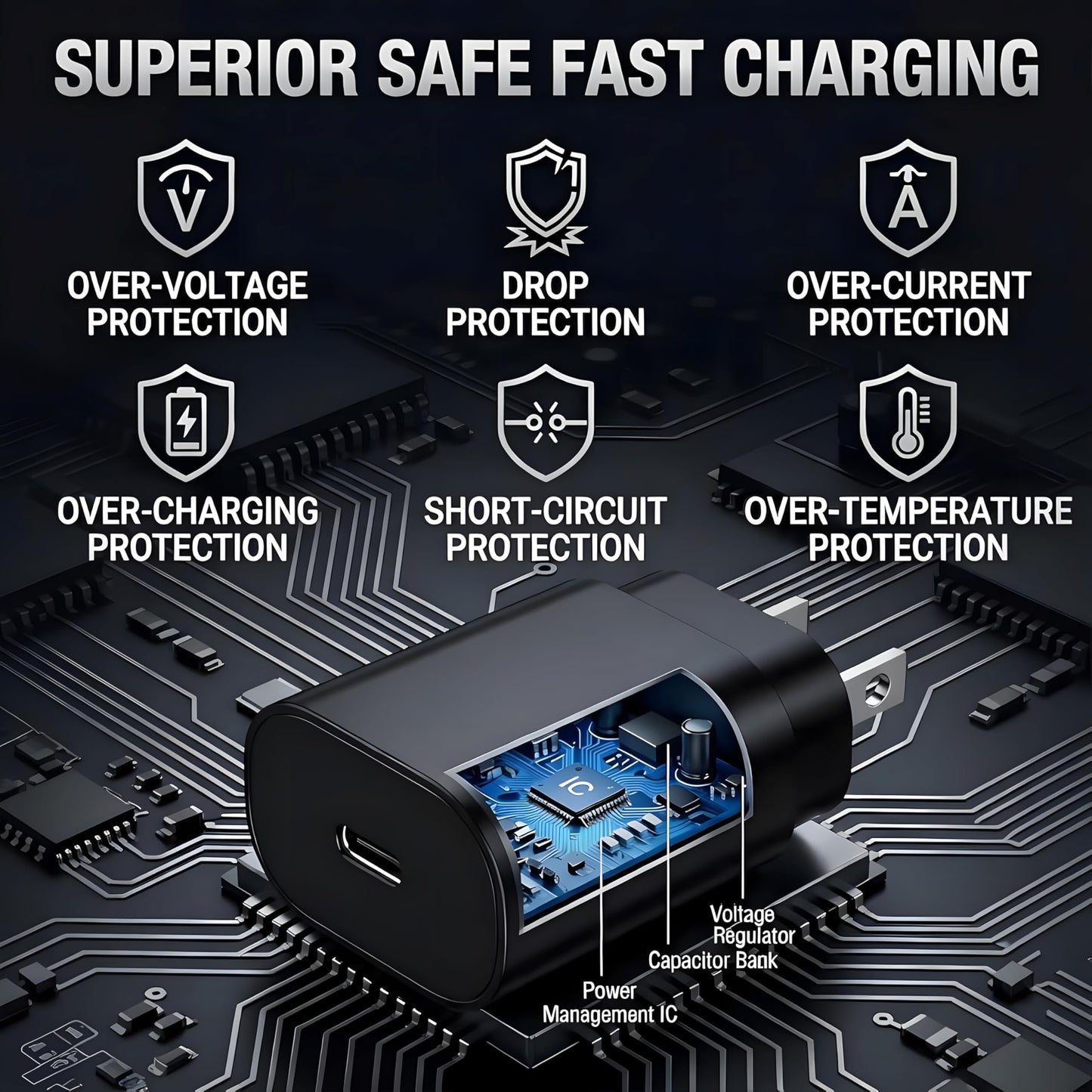 Galaxy S26 S25 S24 USB C Charging Block 25W PD 3.0 Super Fast Charger Type C Wall Plug Cube Adapter Compatible with Samsung Galaxy S26 S25, S24, S23