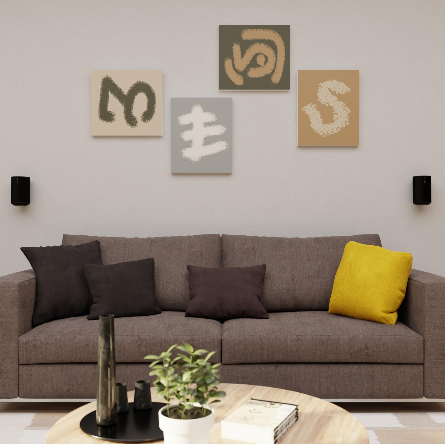Sanus Fixed Speaker Wall Mount for Sonos Era 100™ (Single) (Black)