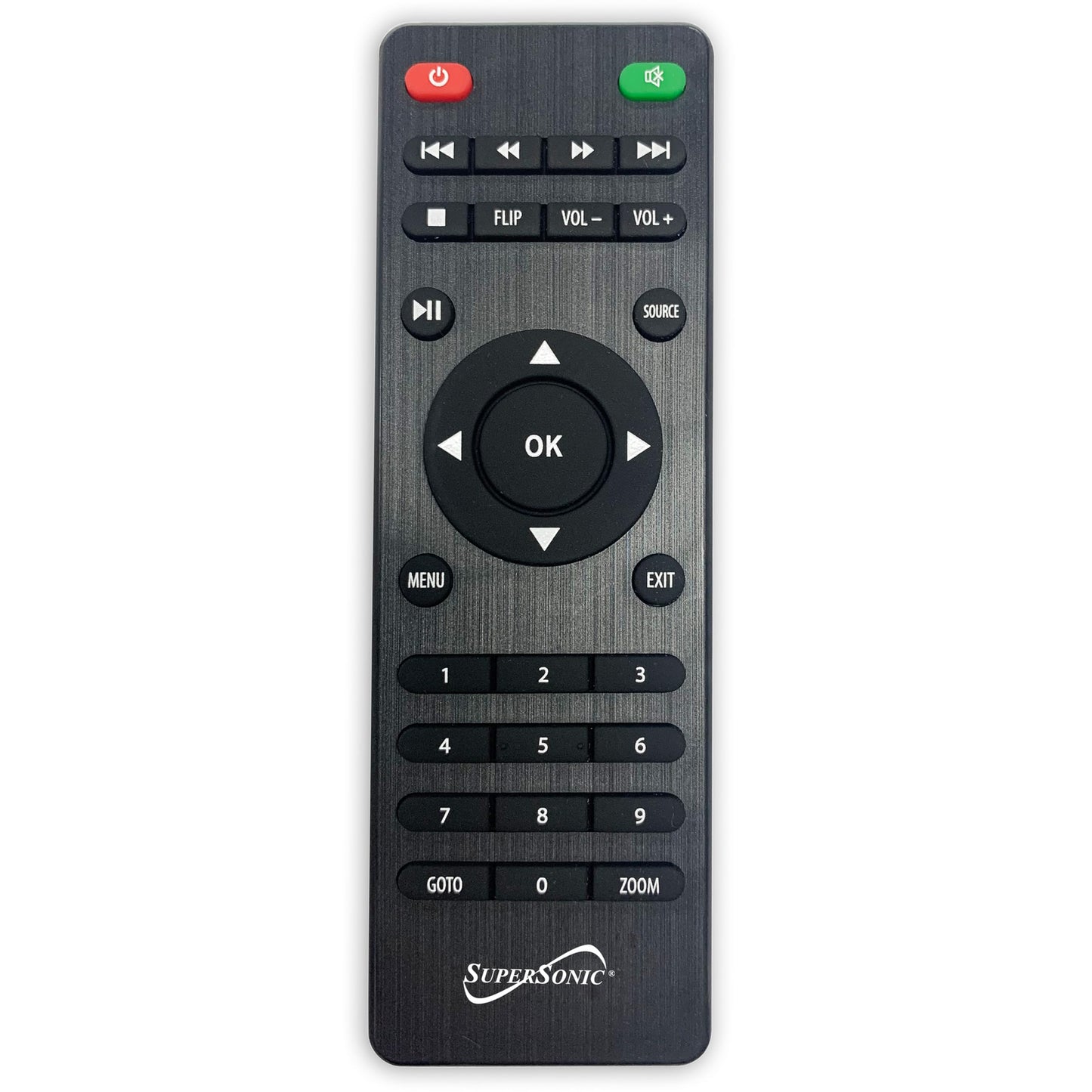 Supersonic SC-82P 3.97-inch Home Theater Bluetooth Projector with Crystal Clear 7000 Lumina, 1080P, Connect Wirelessly, Enjoy True Colors and Powerful