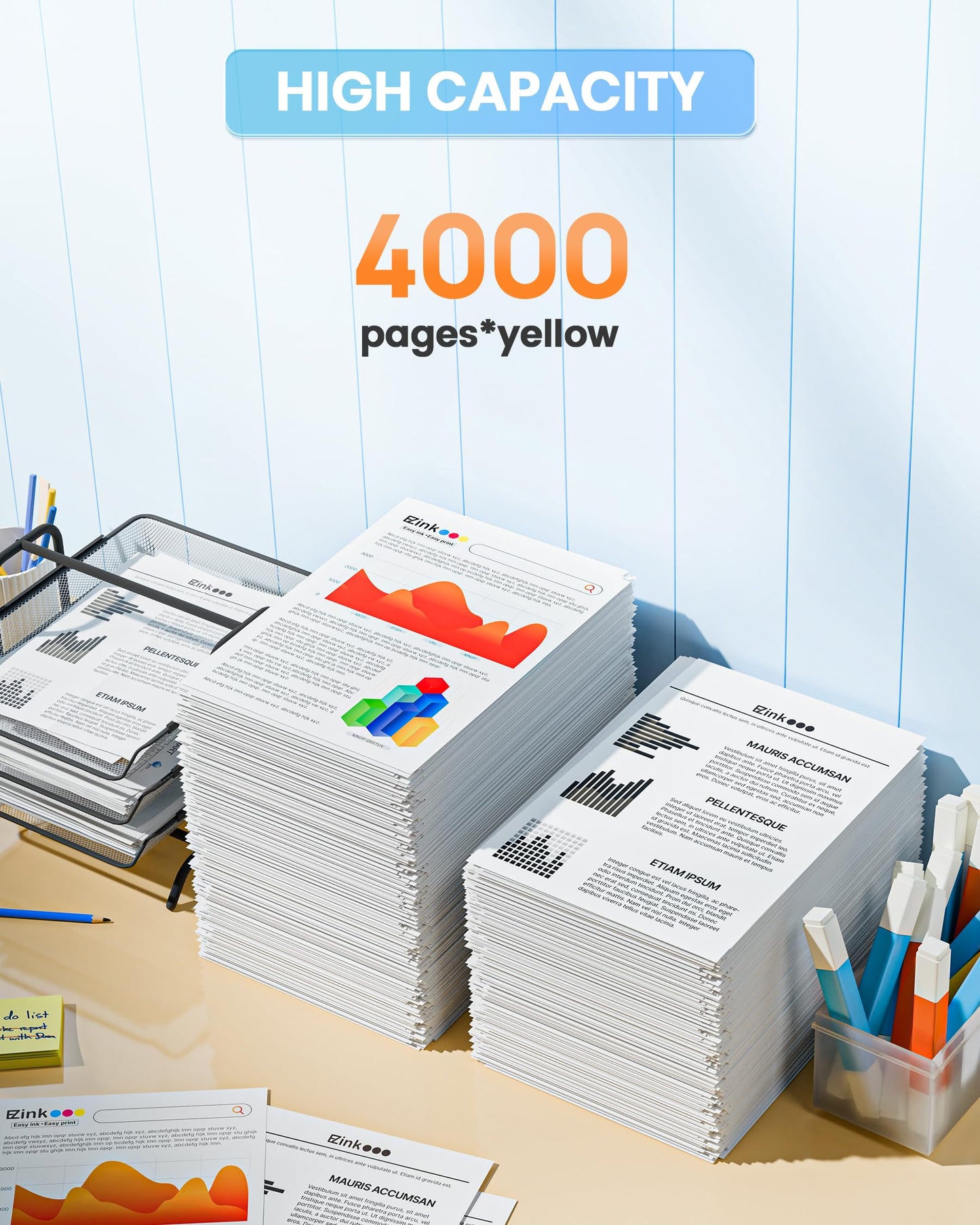 E-Z Ink TN433 Toner Cartridge Compatible for Brother TN-433 TN431, 1 Yellow