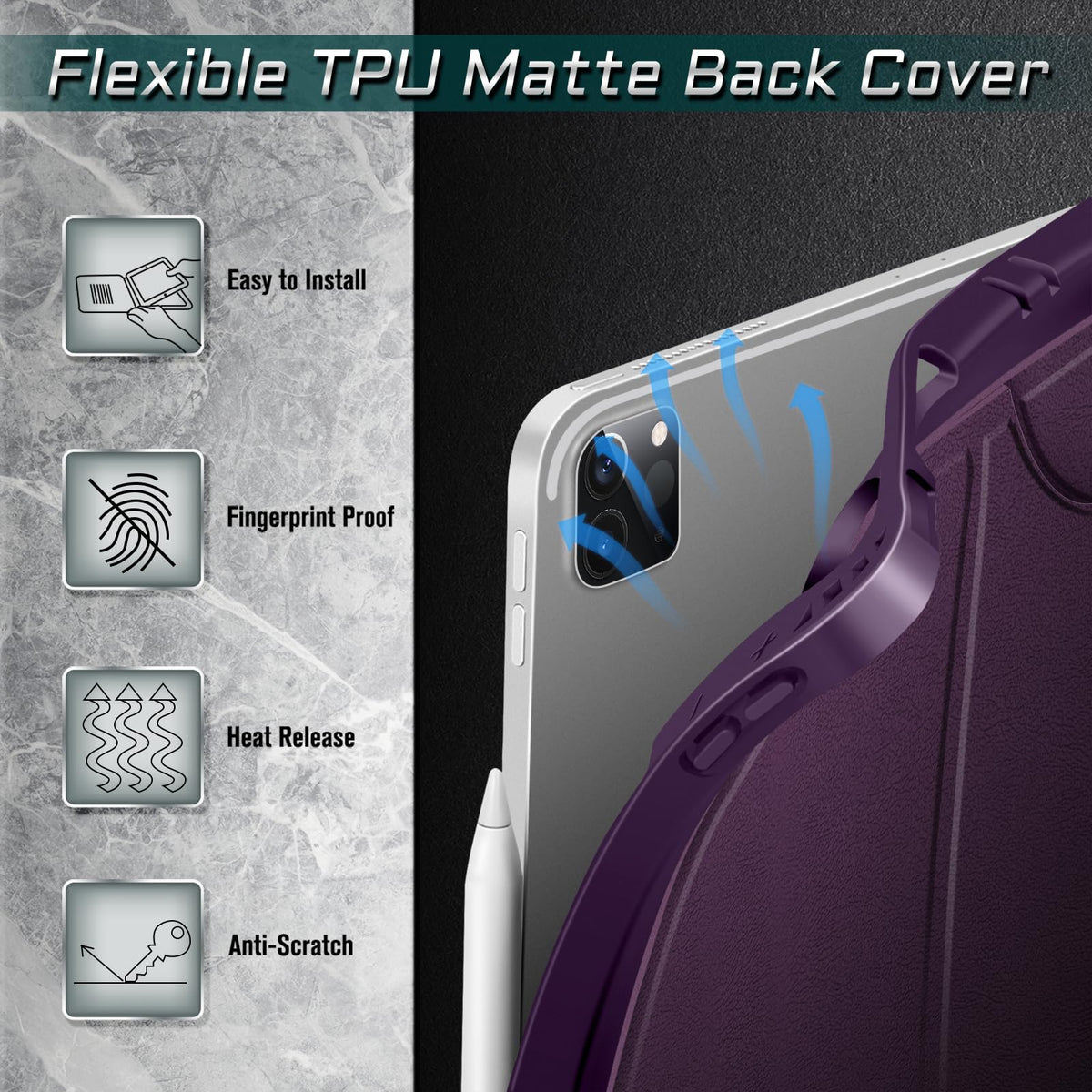 Fintie Magnetic Stand Case for iPad Pro 12.9 6th/5th/4th/3rd Generation