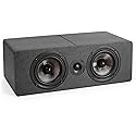Micca MB42X-C G2 Center Channel Speaker for Home Theater Surround Sound, 2-Way Passive Speaker (Black, Each)