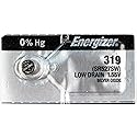 Energizer 2PC 319 SR527SW 1.55V Silver Oxide Cell Battery - Made in Japan
