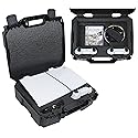 Case Club Hard Case to fit PS5 Slim - Compact Carrying Case Includes Custom Slots for 1 Game, Stand & 1-2 Controllers (PlayStation 5 Slim)