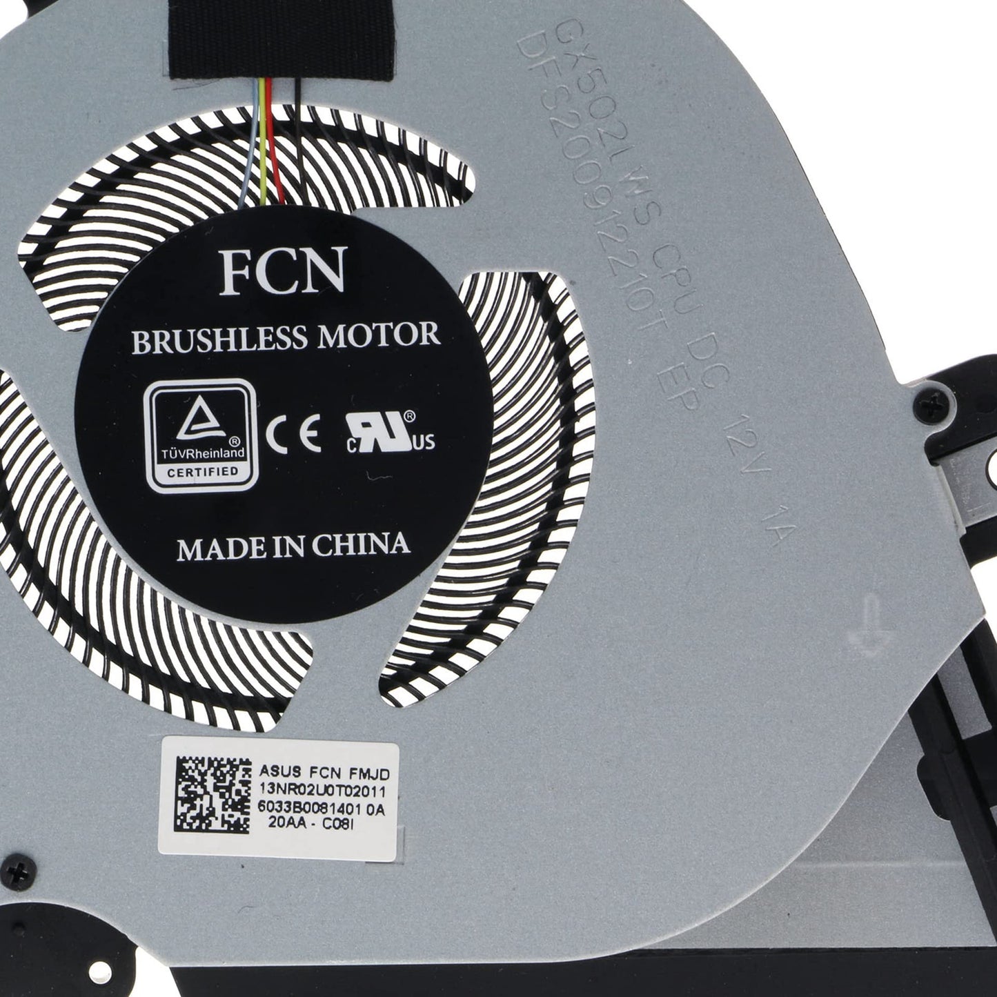 Replacement CPU&GPU Cooling Fan for ASUS ROG Zephyrus GX502G GX502GW GX502GV GU502LV GU502GW GU502DU GU502GV 12V 1A 13NR0240T02111 13NR0240T01211