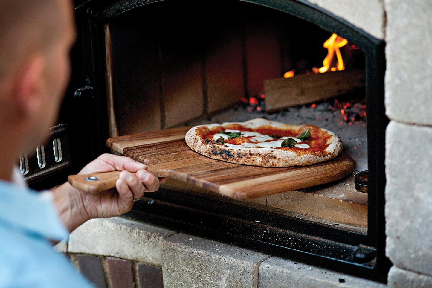 Ironwood Gourmet Napoli Pizza Peel, Acacia Wood 14 x 20 x 0.5 Inches