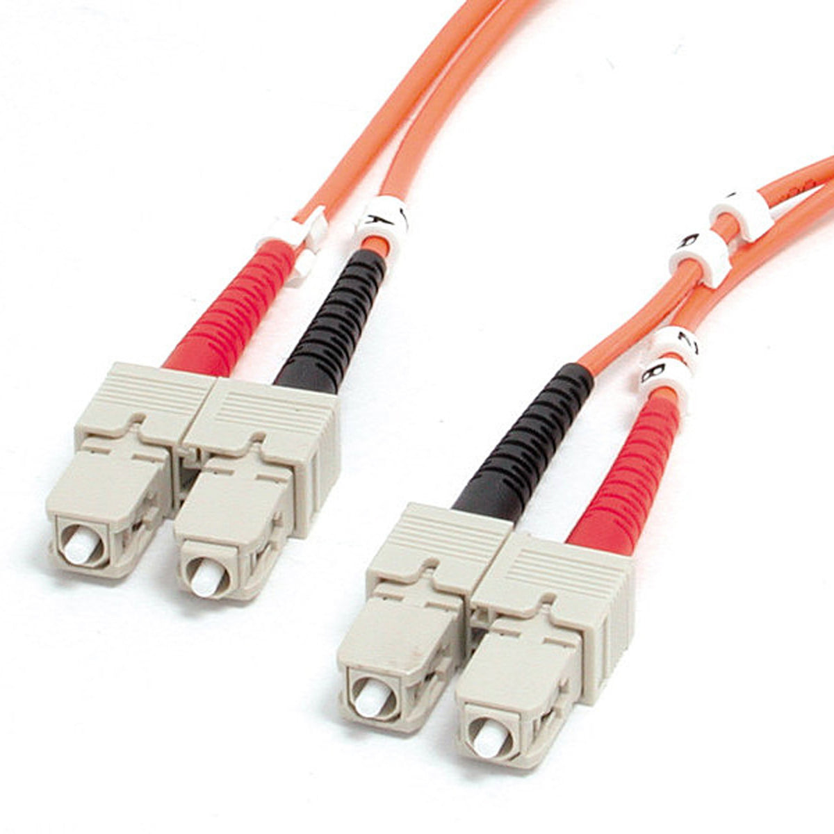 StarTech 6.6ft/2m OM1 Fiber Cable, SC to SC, 62.5/125, Optic (FIBSCSC2)
